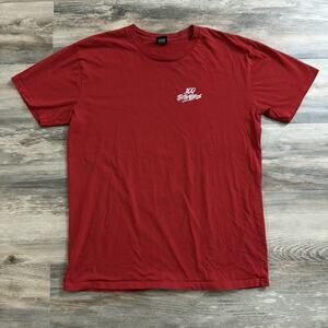 100 Thieves Men’s Large Red Graphic T-Shirt Spellout Short Sleeve